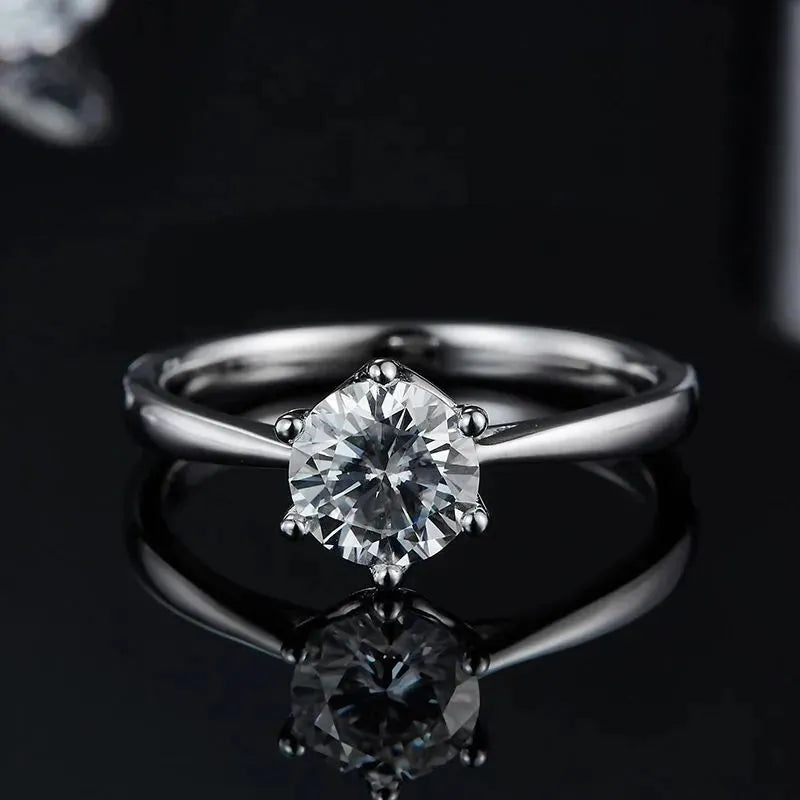 The Sylvessa Moissanite Engagement Ring RING by Chantal Vaulet
