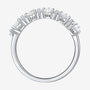 The Valeria Moissanite eternity band in polished 925 Sterling Silver ✨ perfect for engagements and weddings 💍. Amazing value!