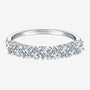 The Valeria Moissanite Eternity Band 💍✨ - 10 dazzling stones in 925 Sterling Silver. Perfect for engagements & weddings! Amazing value!