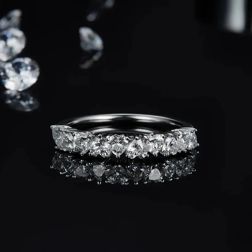 The Valeria – Moissanite Eternity Band RING by Chantal Vaulet