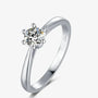 The Valoria – Moissanite Solitaire Ring 0.5CT RING by Chantal Vaulet