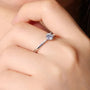 The Valoria – Moissanite Solitaire Ring 0.5CT RING by Chantal Vaulet