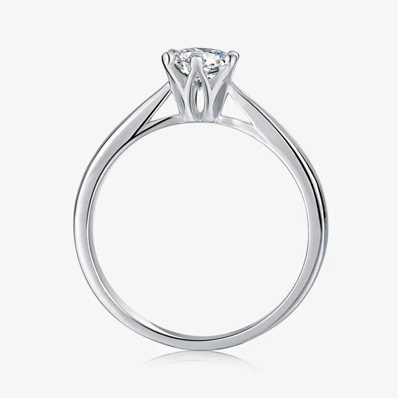 The Valoria – Moissanite Solitaire Ring 0.5CT RING by Chantal Vaulet