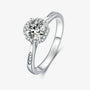 The Velantha Moissanite Halo Ring RING by Chantal Vaulet