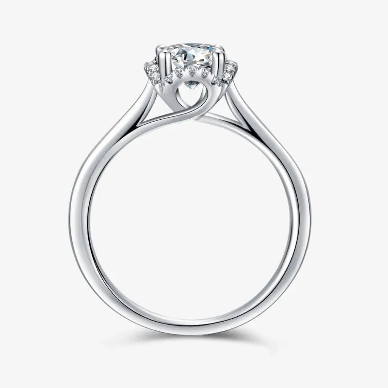 The Velantha Moissanite Halo Ring RING by Chantal Vaulet