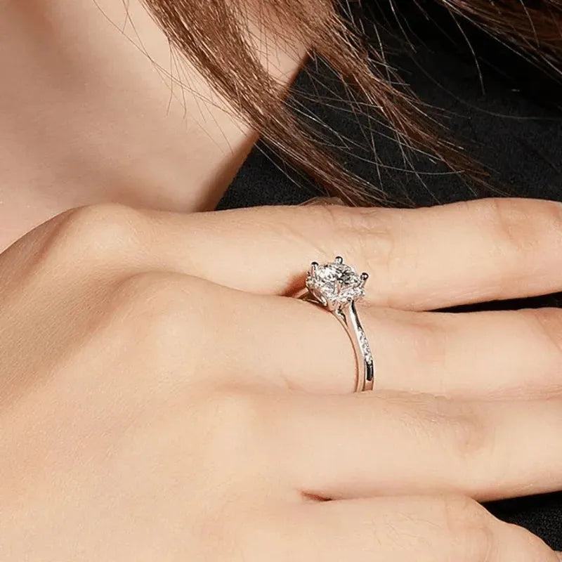 The Velantha Moissanite Halo Ring RING by Chantal Vaulet