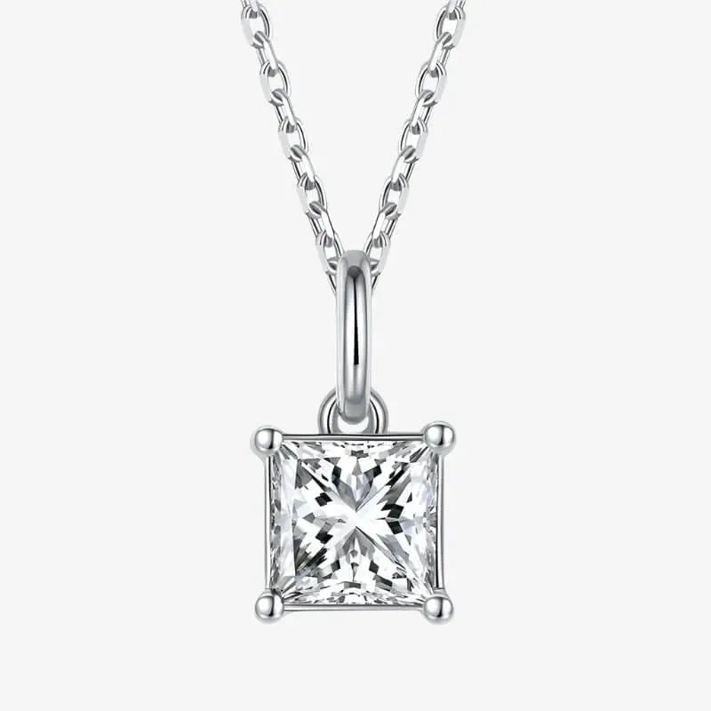 The Velisara Moissanite Princess Necklace PENDANT by Chantal Vaulet