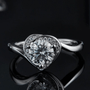 Velmira 1CT heart-cut Moissanite ring 💍✨ perfect for engagements & weddings, amazing value with brilliant sparkle.