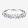 Elevate your elegance with The Vespera Moissanite half-eternity band 💍✨ A stunning choice for engagement or wedding! #AmazingValue