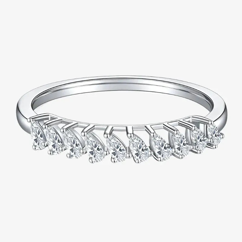 The Vespera – Moissanite Half-Eternity Band 1CT RING by Chantal Vaulet