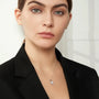 The Vivara Moissanite Halo Necklace - Chantal Vaulet