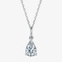 The Vynessa Moissanite Solitaire Necklace PENDANT by Chantal Vaulet