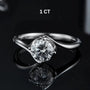 The Zarela Round-Cut Moissanite Ring - 0.5CT or 1.0CT RING by Chantal Vaulet