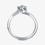 The Zarela Round-Cut Moissanite Ring - 0.5CT or 1.0CT RING by Chantal Vaulet