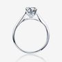 Elegant Zarelle 0.5CT round-cut Moissanite ring 💍 Perfect for engagements & weddings with amazing value! ✨