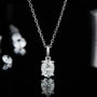 The Zaylora Moissanite Solitaire Necklace PENDANT by Chantal Vaulet