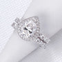 Pear cut Moissanite halo ring 3CT, stunning engagement ring with amazing value 💍✨