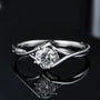 The Zorielle 0.5CT Round-Cut Moissanite Ring RING by Chantal Vaulet