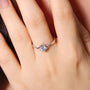 Zorielle 0.5CT round-cut Moissanite ring ✨💍 perfect for engagement or wedding, showcasing amazing value!