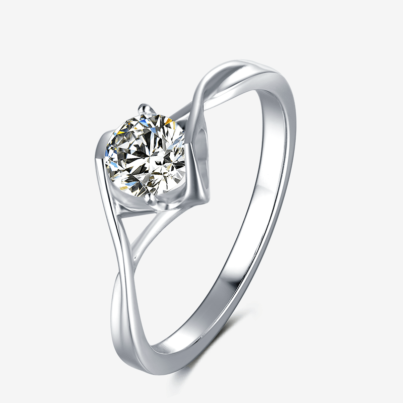 Stunning Zorielle 0.5CT round-cut Moissanite ring 💍✨ Perfect for engagements or weddings with amazing value!